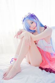 [인터넷 연예인 COSER 사진] 샐리 도라스노우 - 렘 잠옷