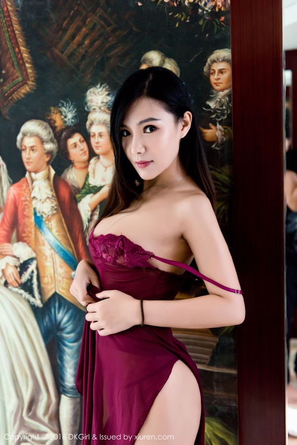Ding Xiaonan "กี่เพ้า + ชุดเซ็กซี่ + ทอง" [DKGirl] VOL.004