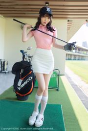 [秀 人 XIUREN] No.2091 Zhizhi Booty "Golf Theme"