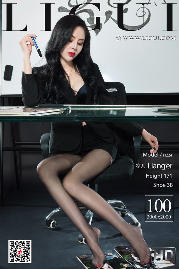 Modello di gamba Lianger "Black Silk OL Sister" [Ligui Ligui] bellezza di Internet