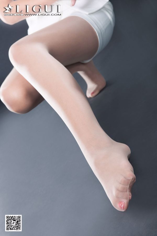 Modello Sweet "Professional Wear Carne Calze di Seta Piedi" Opere complete [丽 柜 LiGui] Belle gambe e foto di piedi di giada