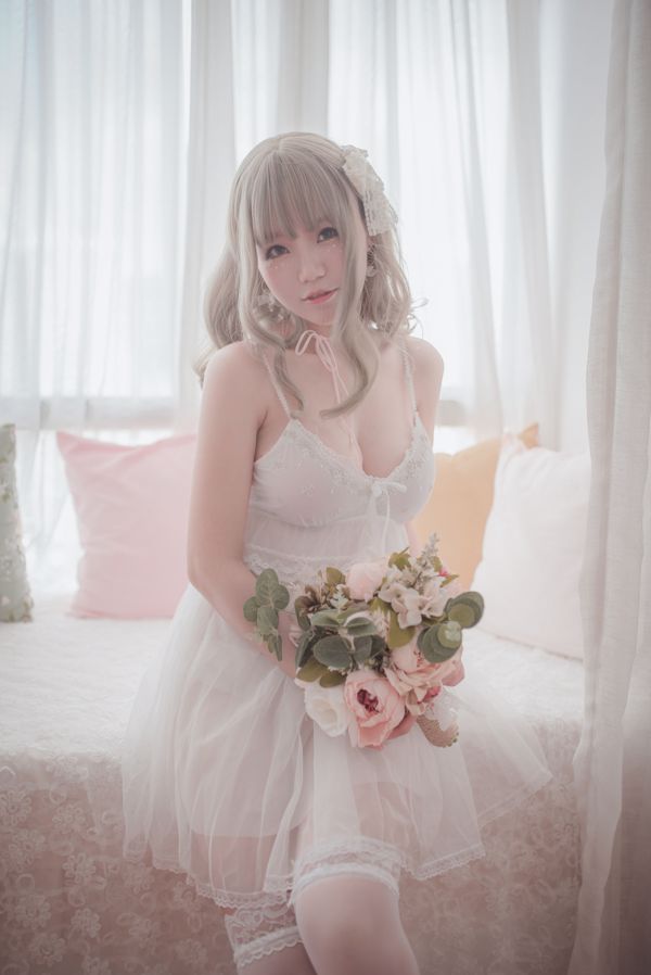 Йоко Танака "Белое шелковое платье" [Lolita COS]