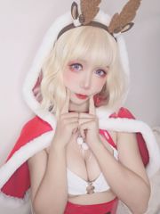 [COS Welfare] Blogueiro de anime Ying Luojiang w - selfie de Natal