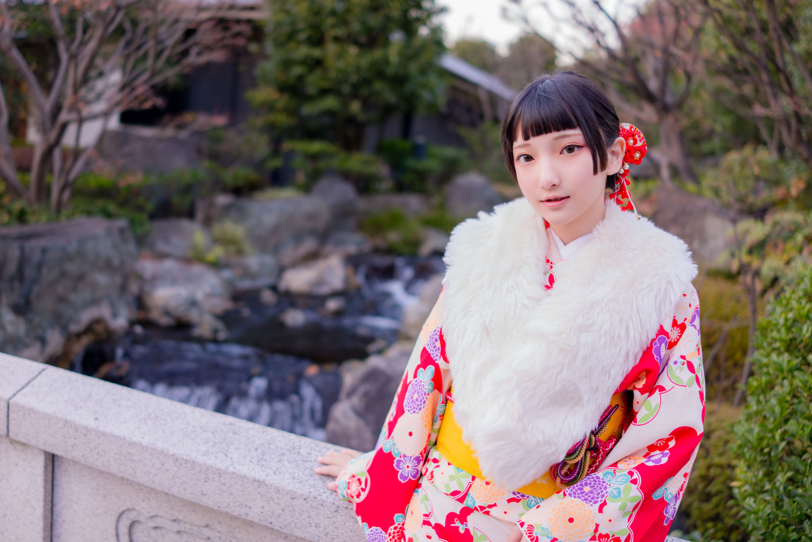 COSER Xiaoding "Kimono + Cat Girl Maid" [Fantasy Factory] Page 59 No.a4cff8