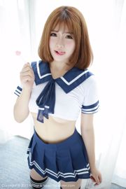 Bolo Xu "Sexy Sailor Suit + Pink Tube Top One Piece" [Model Academy MFStar] Vol.020