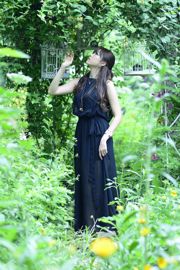 Lee Eun Hye "Vestido largo negro elegante" [Belleza coreana]